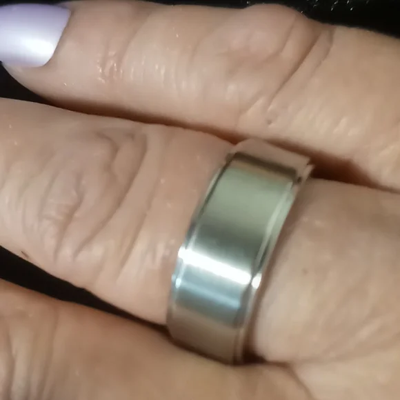 JFSG Wedding band stainless  size 8.5 - Picture 4 of 7